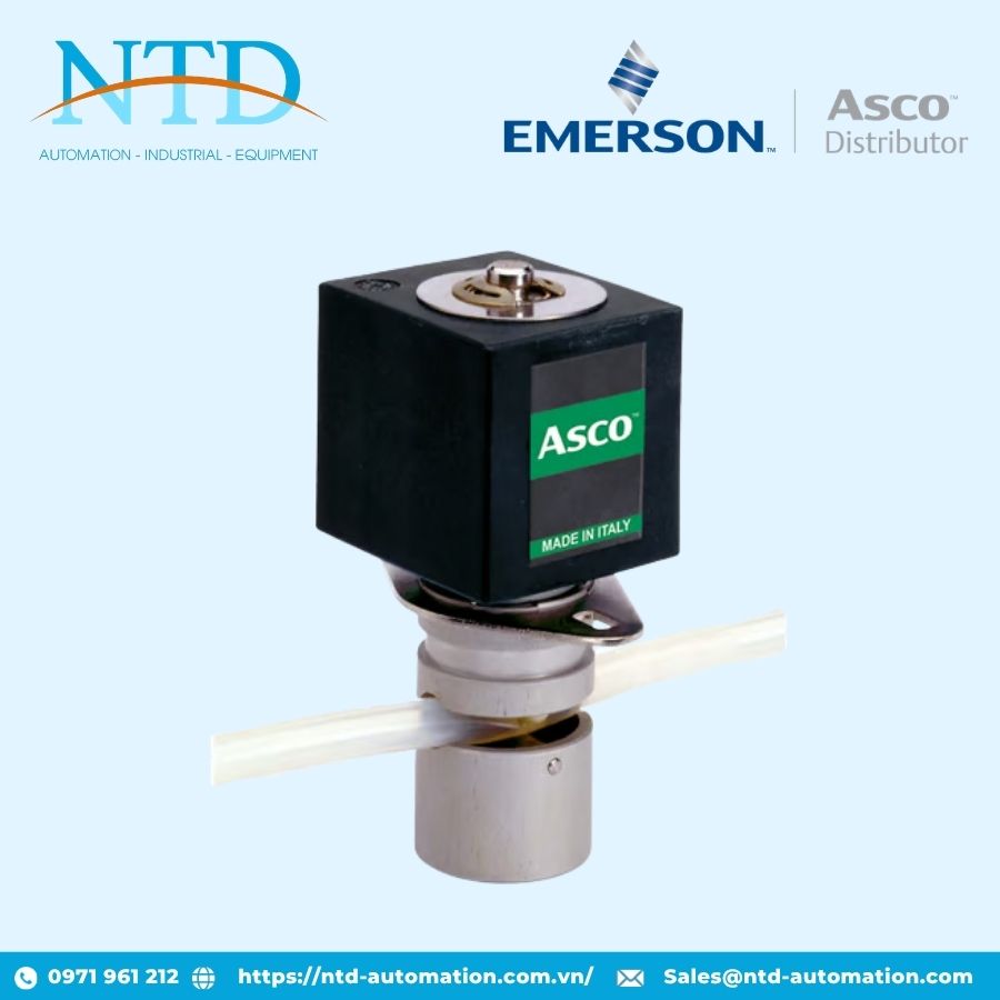 Van kẹp ống bảo vệ lưu chất series S106 ASCO