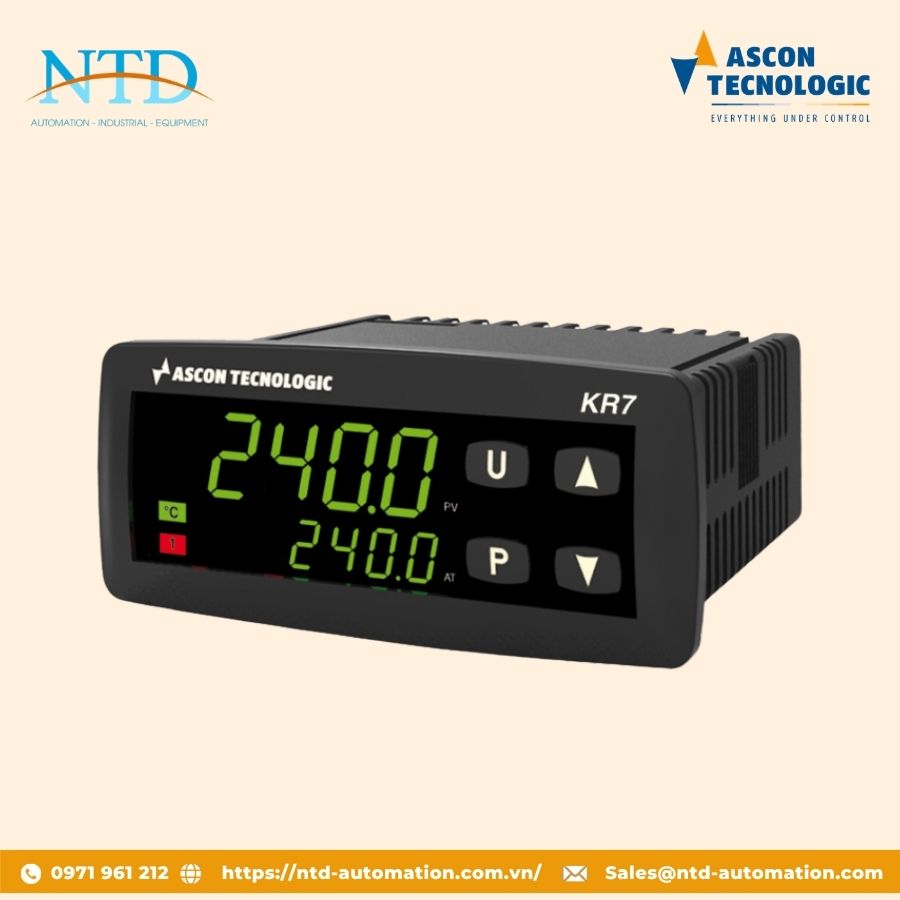 Bộ điều khiển nhiệt độ KR7 ASCON TECHNOLOGIC