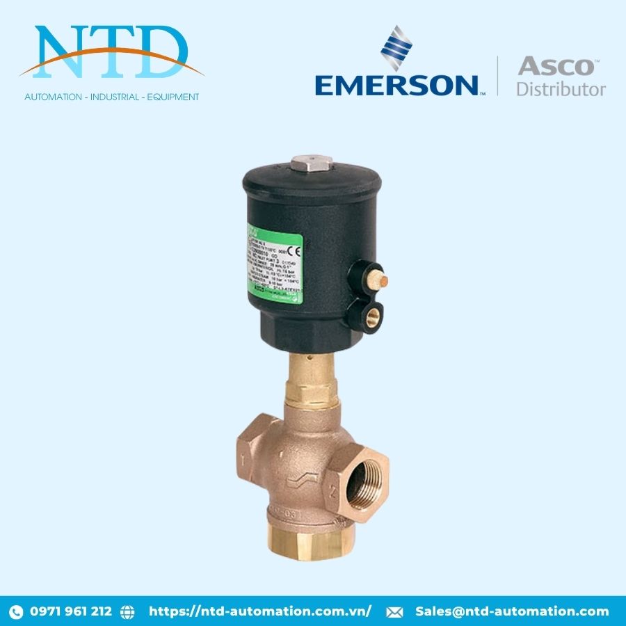 Van điều khiển bằng áp suất khí nén series 390 ASCO