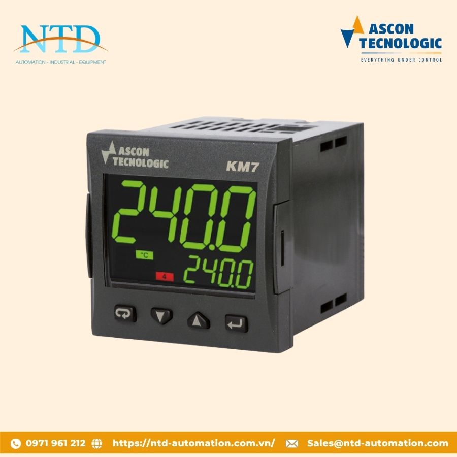 Bộ điều khiển nhiệt độ KM7 ASCON TECHNOLOGIC