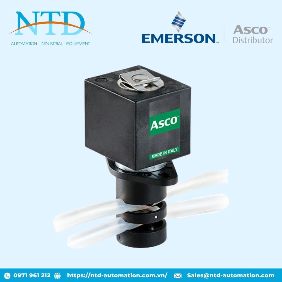 Van điện từ kẹp ống series S325 ASCO