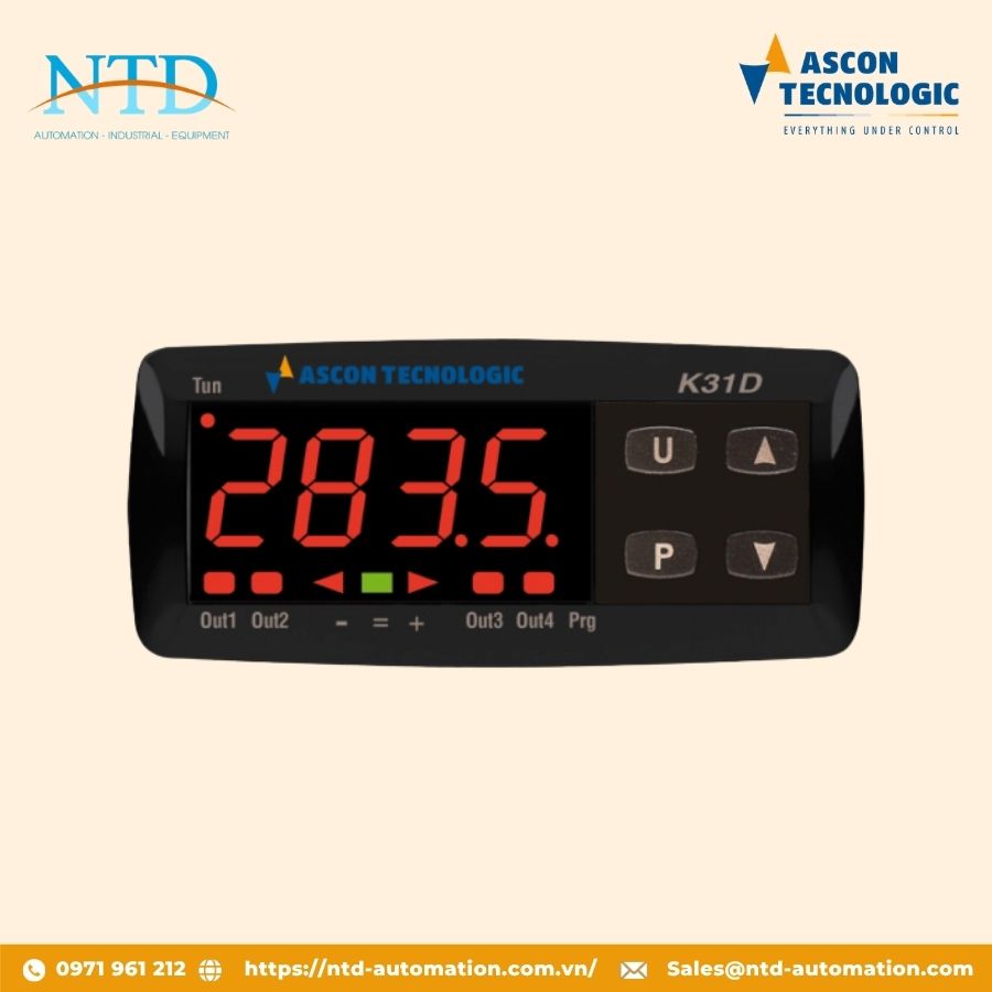 Bộ điều khiển vi sai nhiệt độ K31D Ascon Technologic