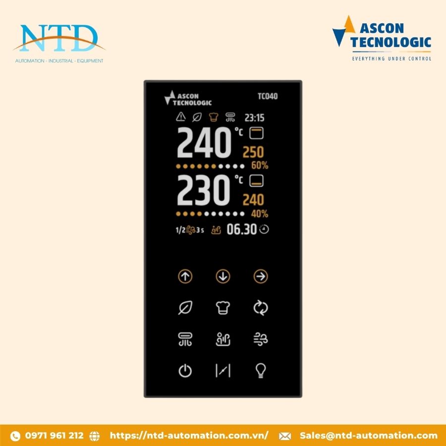 Bộ điều khiển chuyên dụng TCO40 Ascon Technologic