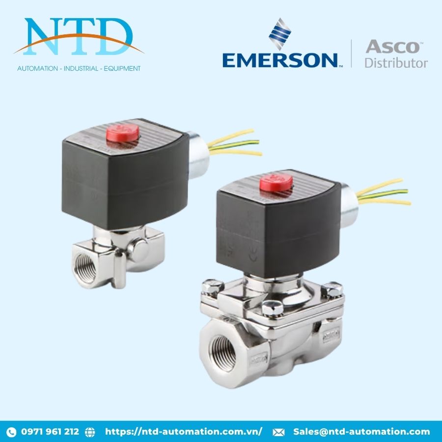 Van điện từ ngắt khí gas series HV285 ASCO