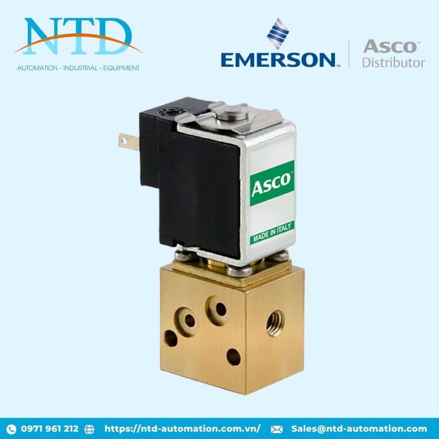 Van điện từ mini hiệu suất cao series V162 ASCO