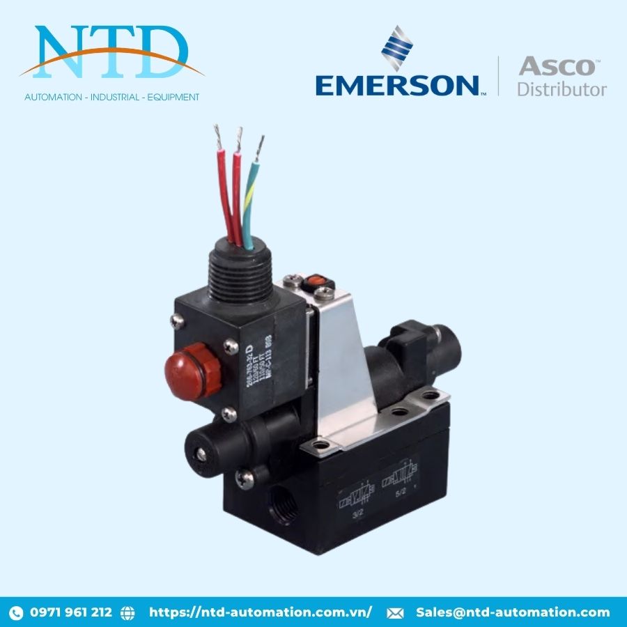 Van trượt khí nén điều khiển pilot series 401 ASCO