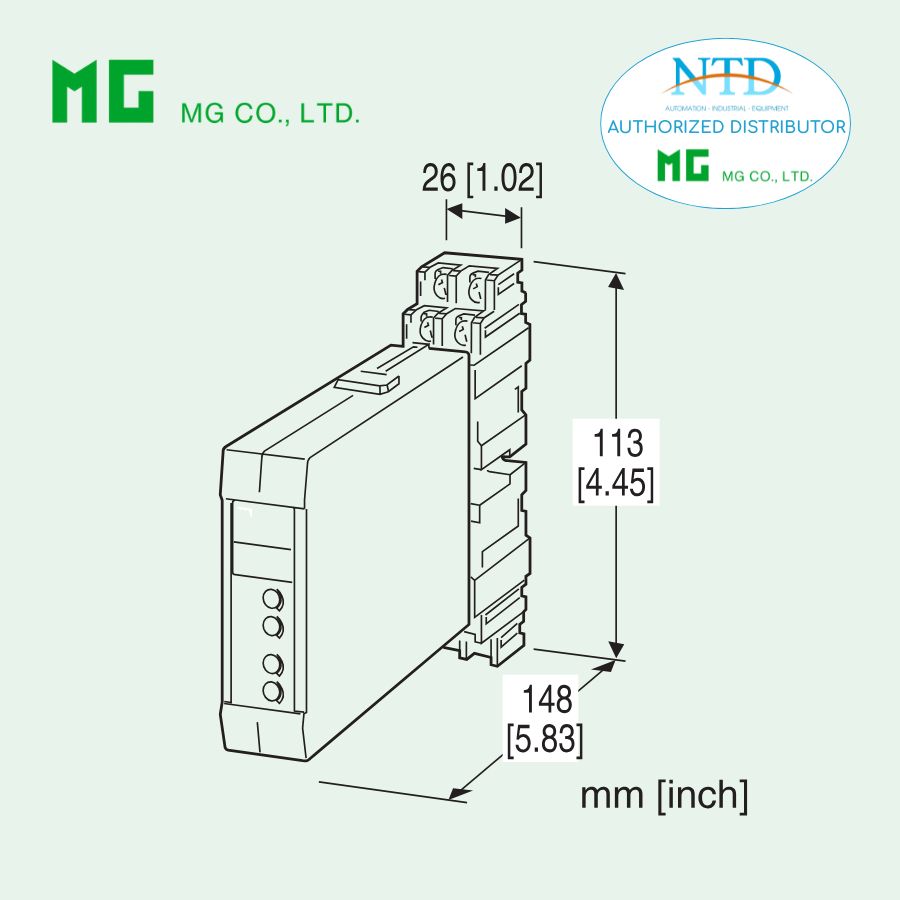 Bộ cách ly tín hiệu 2 kênh 5VS MG (M-System)