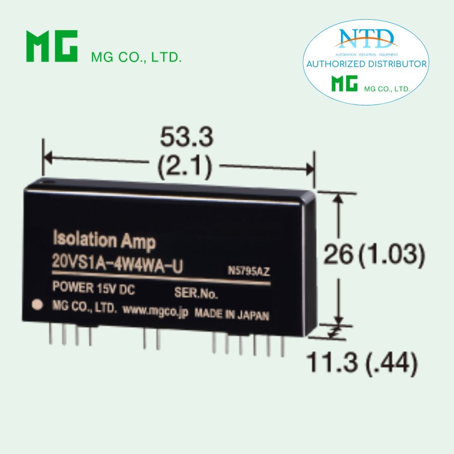 Bộ khuếch đại cách ly tín hiệu 20VS1A MG (M-System)