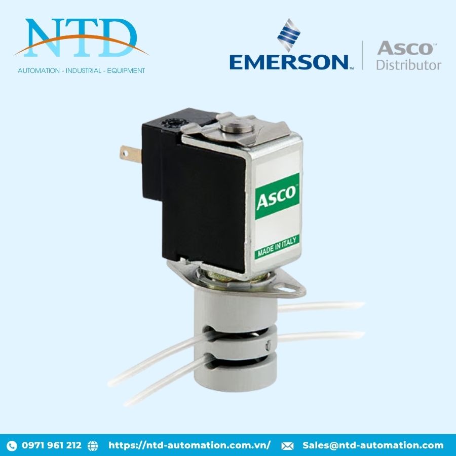 Van điện từ kẹp ống series S305 ASCO