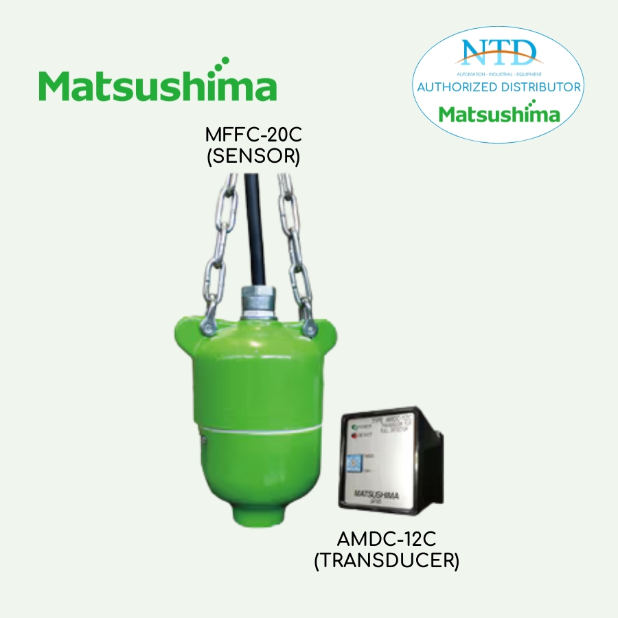 Cảm biến đo mức MFFC-20C và bộ chuyển đổi AMDC-12C Matsushima.jpg