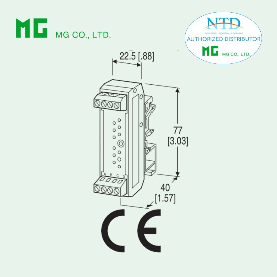 Đế gắn đơn cho Pico-M Series M8BS-1 MG (M-System)
