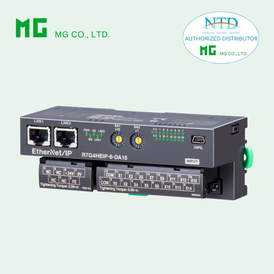 EtherNet/IP I/O MODULE R7G4HEIP-6-DA16 CỦA MG