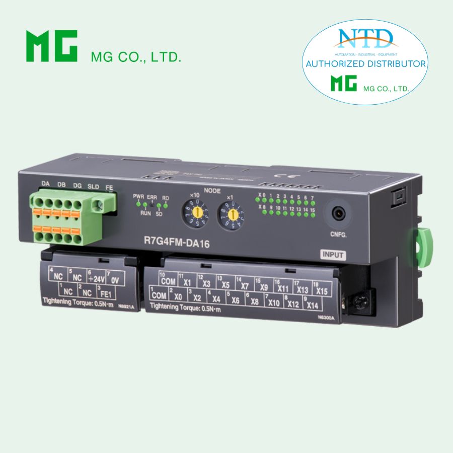 Modbus I/O MODULE R7G4FM-DA16 CỦA MG