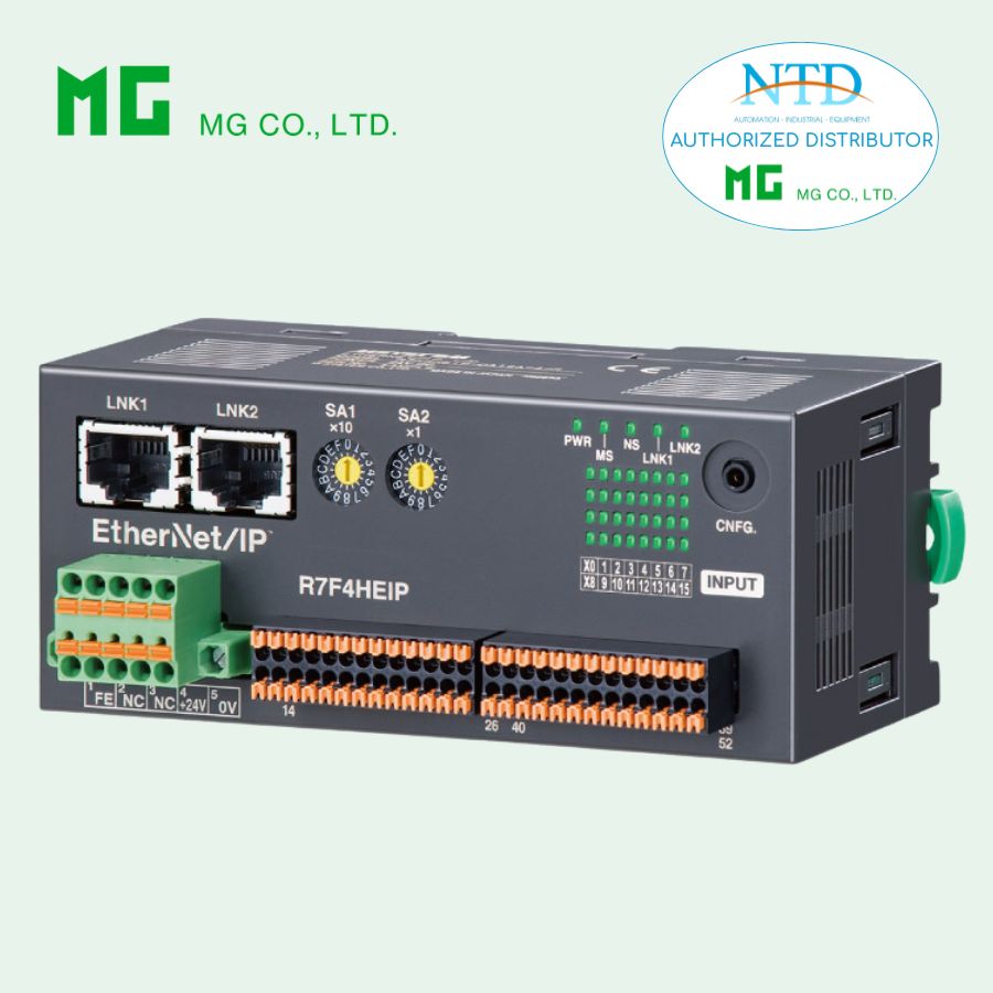 REMOTE I/O MÔ ĐUN R7F4HPN-DC16A-4 CỦA MG (M-SYSTEM)