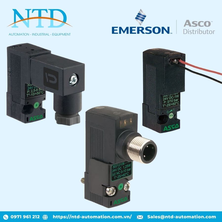Van điện từ mini hiệu suất cao series 302 ASCO