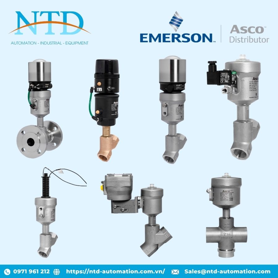 Van pistion điều khiển bằng áp suất series 290D ASCO