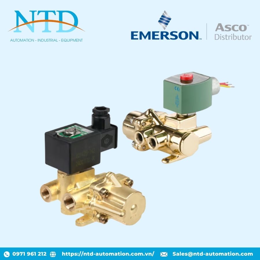 Van truyền động khí nén HT8344G074MO series 344 ASCO