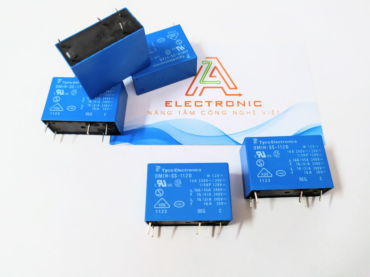 Rơ le OMIH-SS-112LM 12V 12VDC 5 chân 16A OMIH-SH | Cửa hàng thiết bị ...