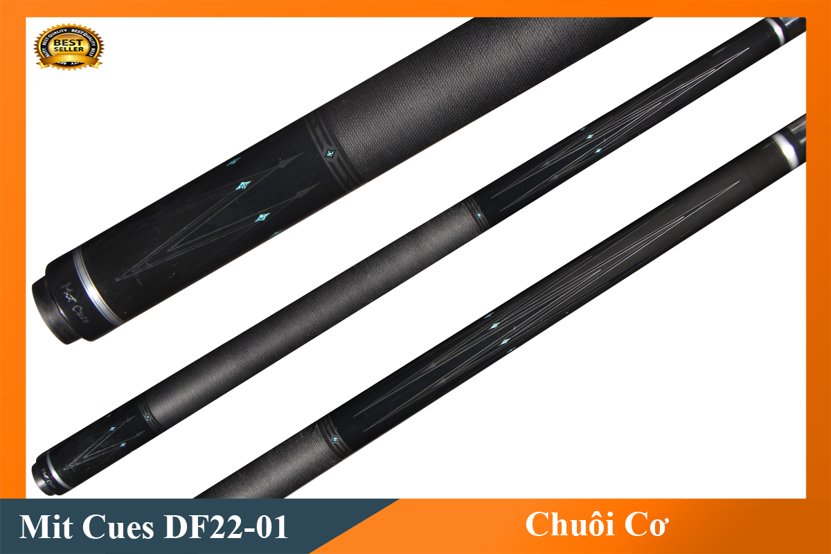 Cơ, Gậy Bi-a Mit Cues DF22-01 02 Ngọn (Ngọn Nguyên Bản, Ngọn Carbon Rhino)