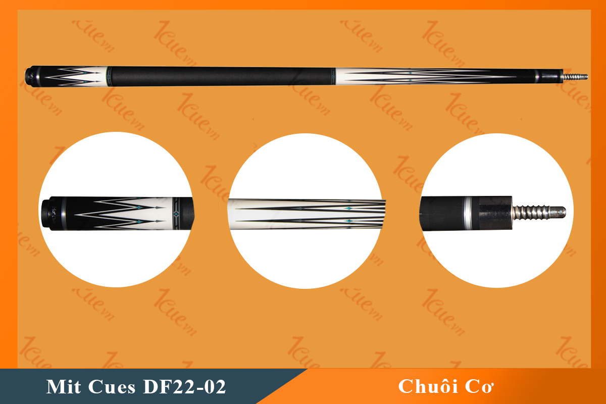 Cơ, Gậy Bi-a Mit Cues DF22-01 02 Ngọn (Ngọn Nguyên Bản, Ngọn Carbon Mit)