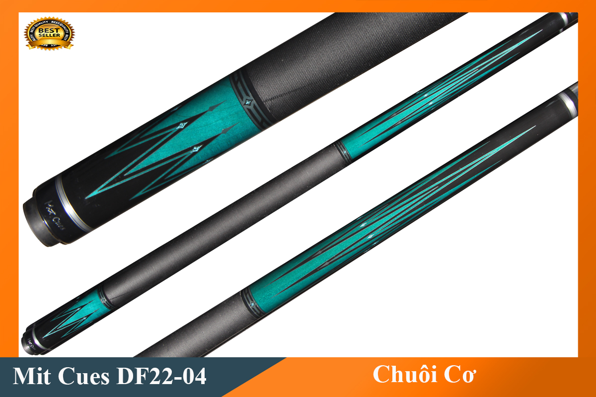 Cơ, Gậy Bi-a Mit Cues DF22-04 02 Ngọn (Ngọn Nguyên Bản, Ngọn Carbon Mit)