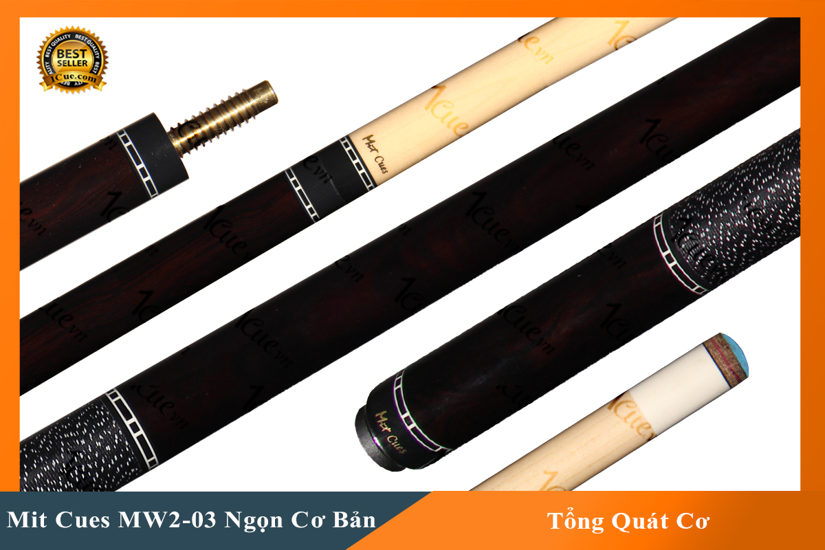 Cơ, Gậy Bi-a Mit Cues MW2-03 2 ngọn 1Cues.vn  