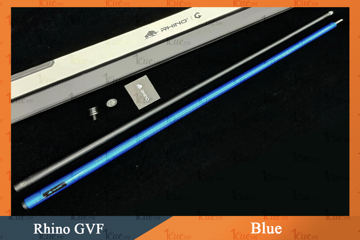 Cơ, Gậy Bi-a Rhino GVF BLUE Ngọn Carbon | 1Cue.vn