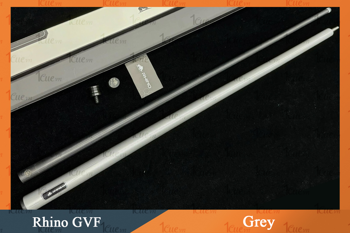 Cơ, Gậy Bi-a Rhino GVF Grey Ngọn Carbon | 1Cue.vn