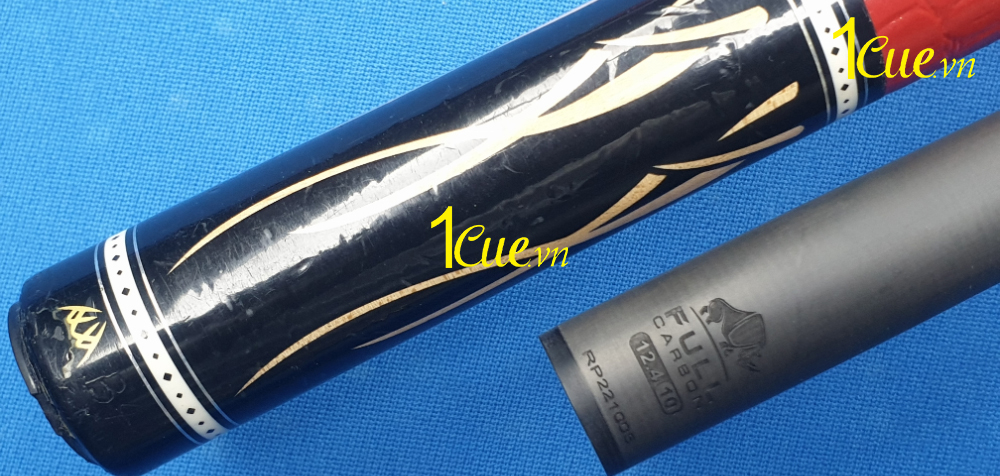 Cơ, Gậy Bi-a Demon DF1-04 Ngọn Carbon Rhino like new | 1Cue.vn