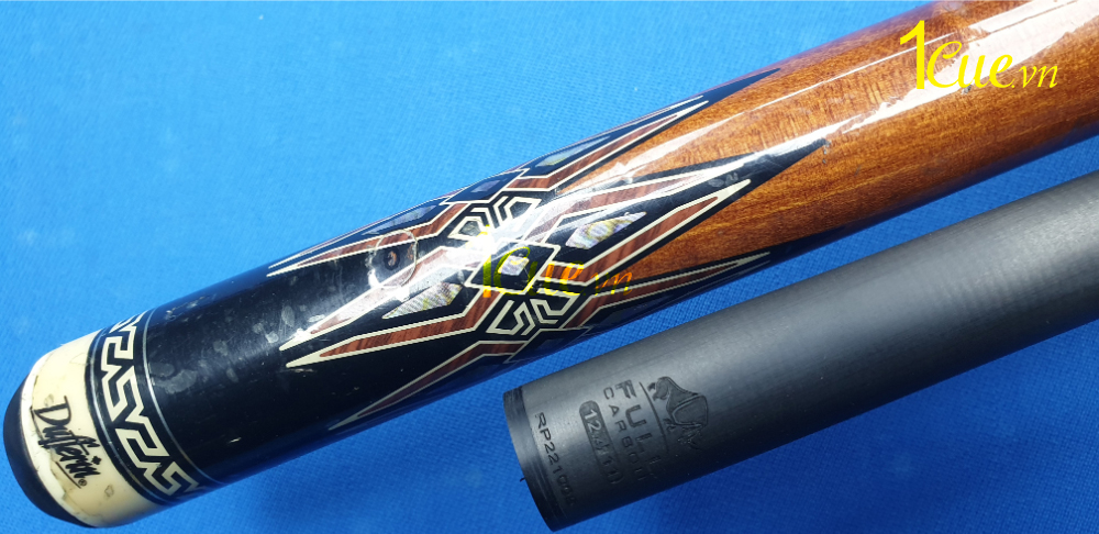 Cơ, Gậy Bi-a Dufferin D4 Ngọn Carbon Rhino Like new | 1Cue.vn