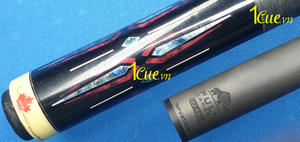 Cơ, Gậy Bi-a Dufferin D8-05 Ngọn Carbon Rhino like new | 1Cue.vn