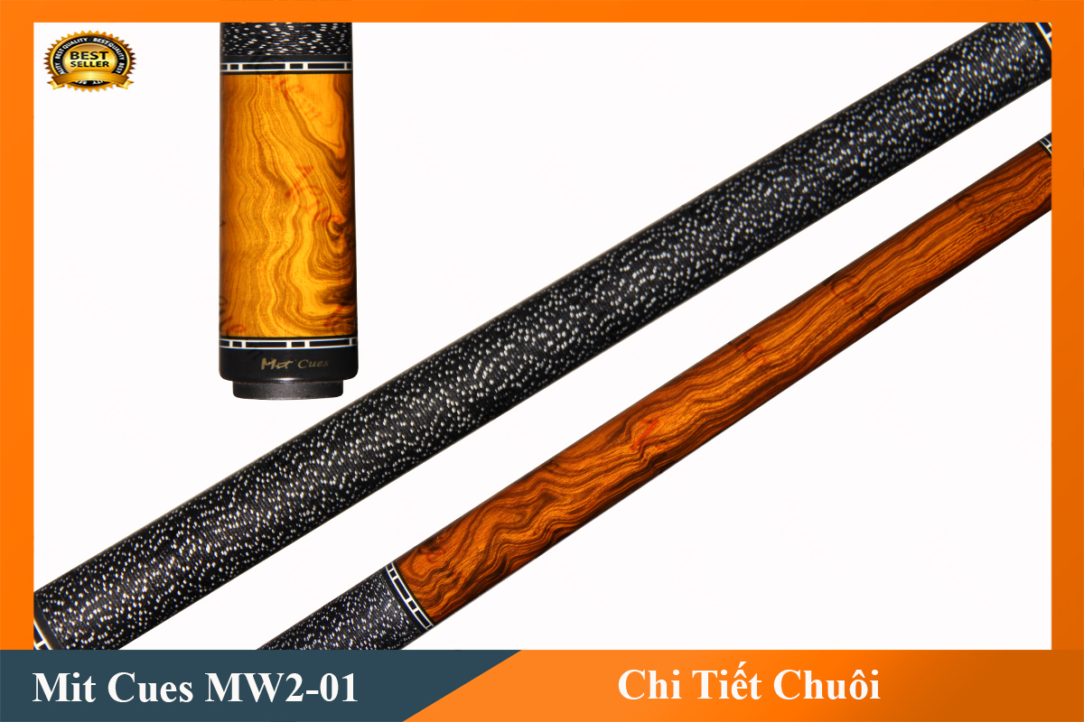 Cơ, Gậy Bi-a Mit Cues MW2-01 Ngọn CarbonMit | 1Cue.vn