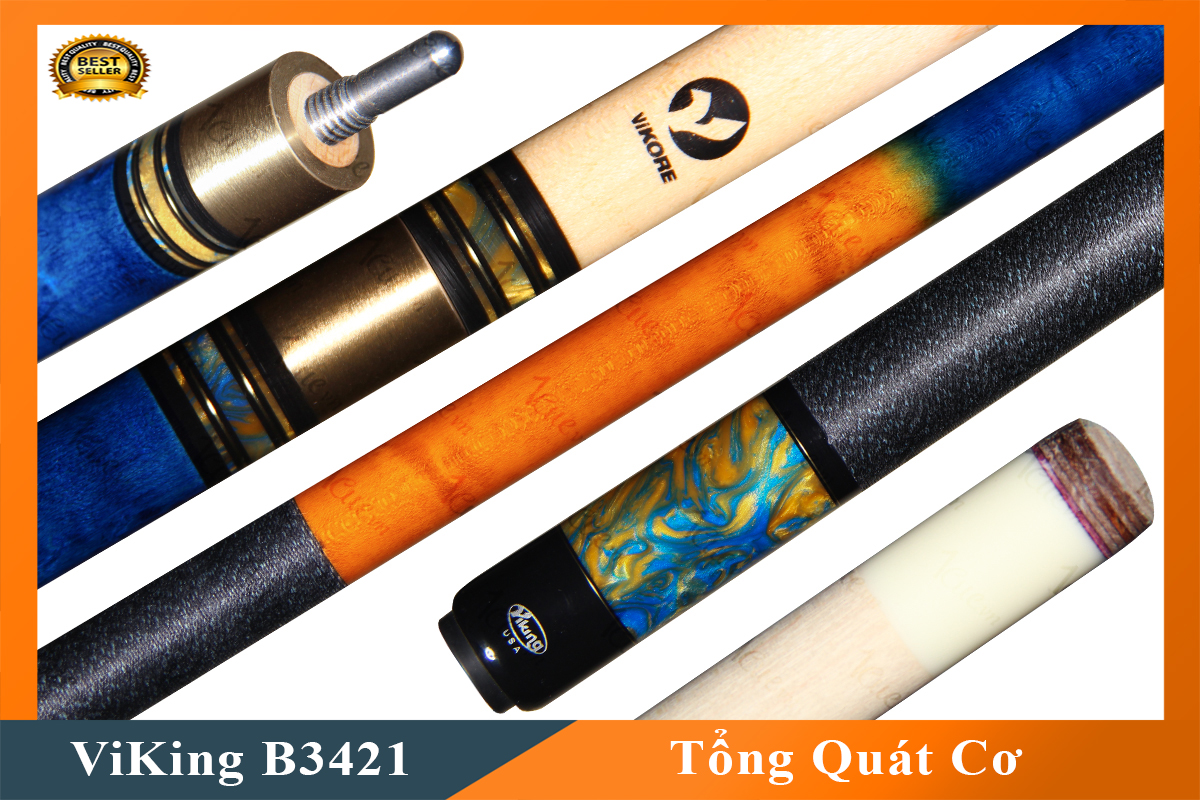 Cơ, Gậy Bi a Viking - VK B3421 | 1Cue.vn