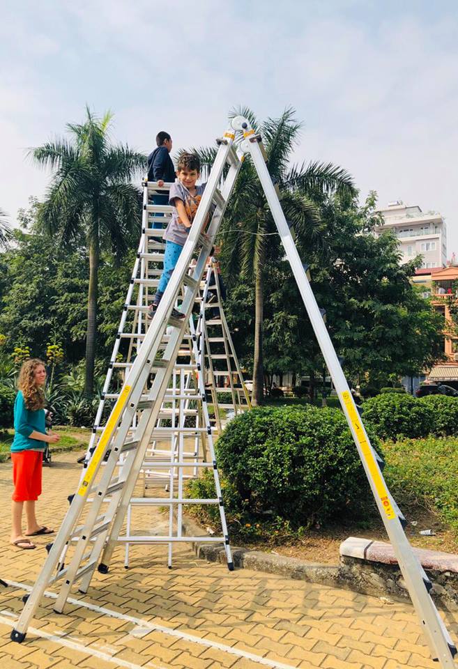 Thang nhôm Joongang Hàn Quốc thiết kế đơn giản, chuyên nghiệp, và đa dụng