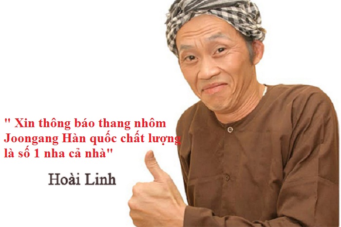 Hoài Linh comment chất lượng thang nhôm Hàn quốc là số 1