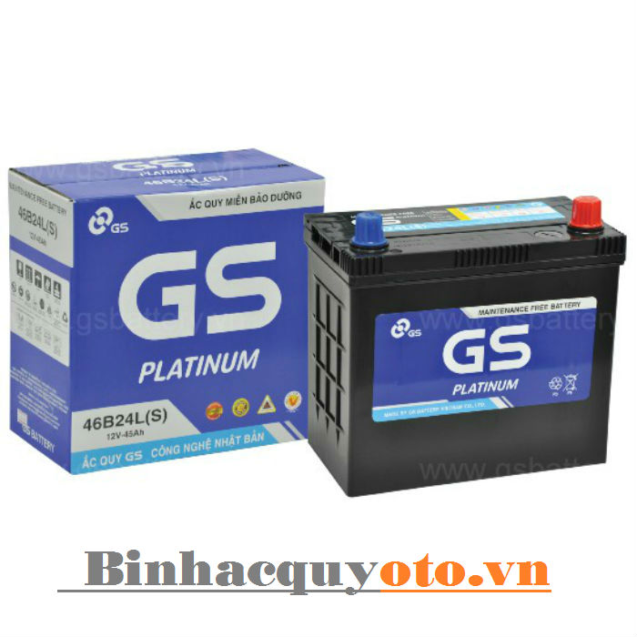 Ắc quy GS MF 46B24LS (12V - 45Ah)