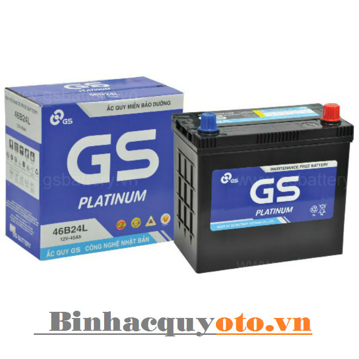 Ắc quy GS MF 46B24L (12V - 45Ah)