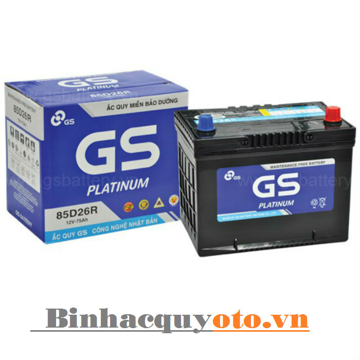 Ắc quy GS MF 85D26R (12V - 75Ah)
