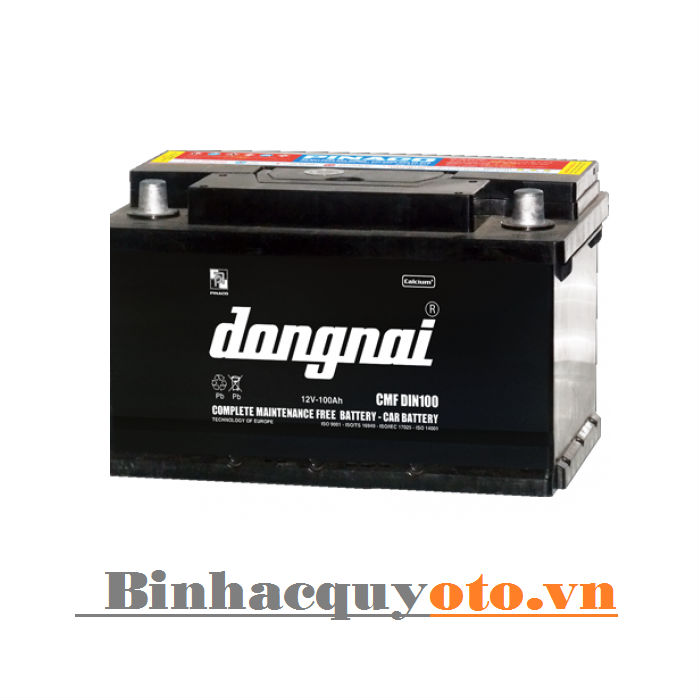 Ắc quy Đồng Nai CMF DIN100 (12V - 100Ah)