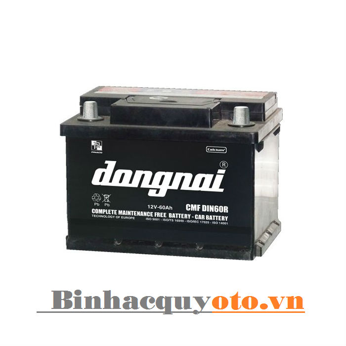 Ắc quy Đồng Nai CMF DIN60R (12V - 60Ah)