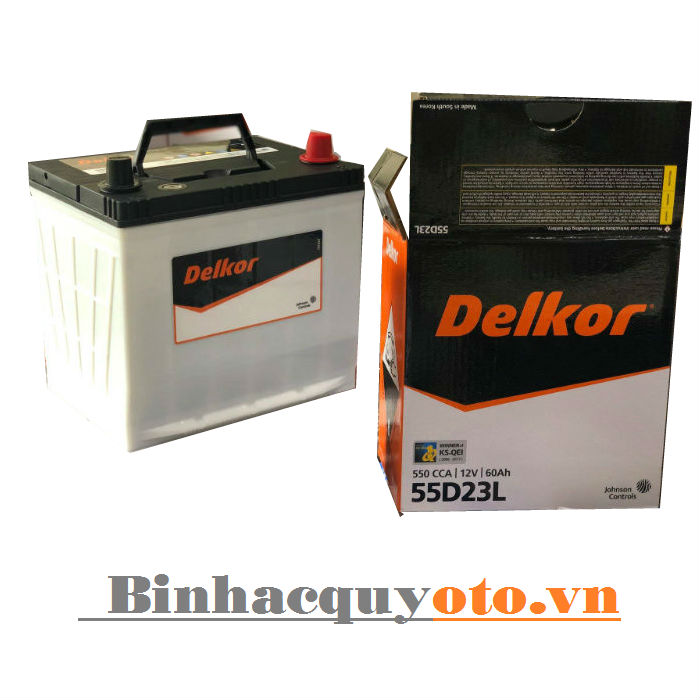 Ắc quy Delkor 55D23L (12V - 60Ah)