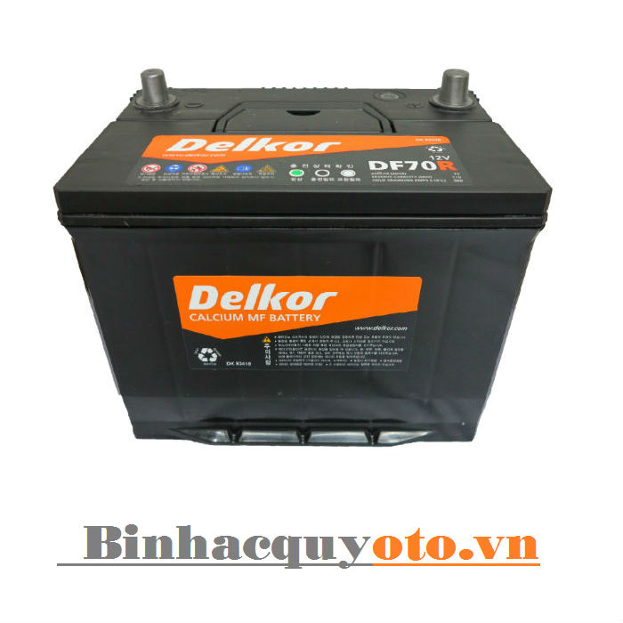 Ắc quy Delkor DF70L (12V - 70Ah)