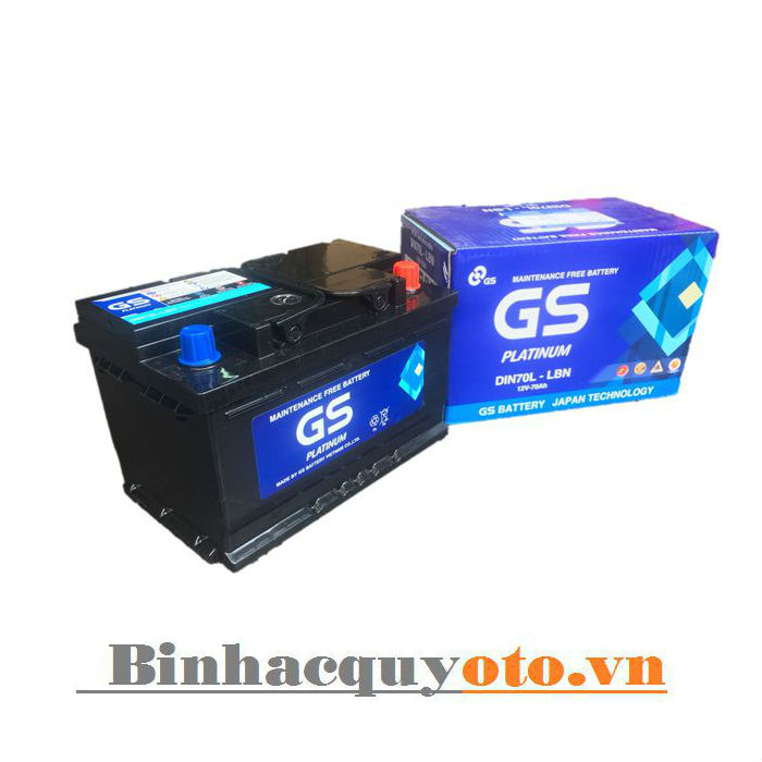 Ắc quy GS MF Din 70L (12V - 70Ah)