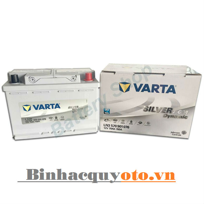 Ắc quy Varta AGM LN3 570901076 (12V - 70Ah)