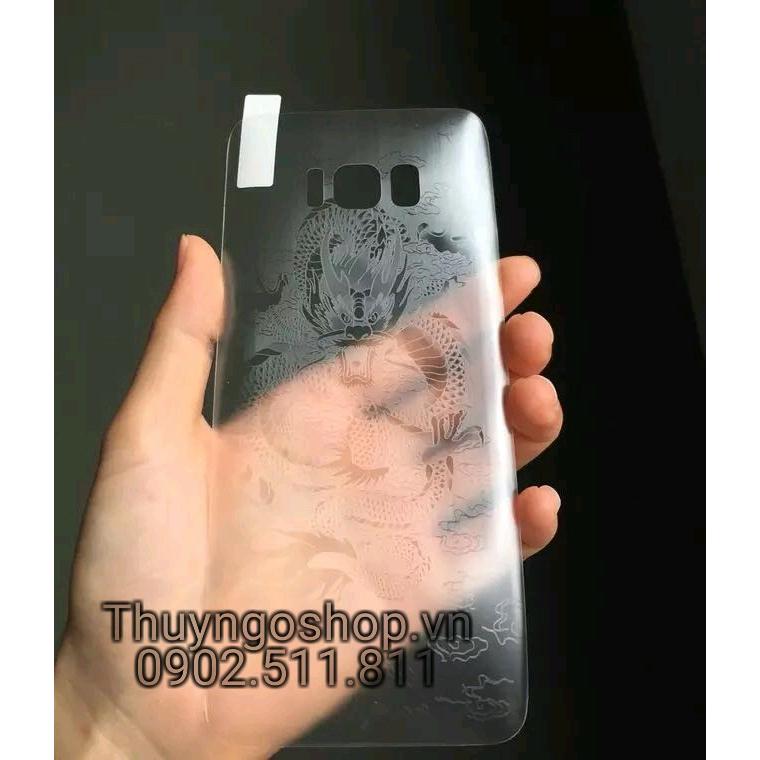 Film dán 3D trang trí vân Rồng Samsung S8 Plus