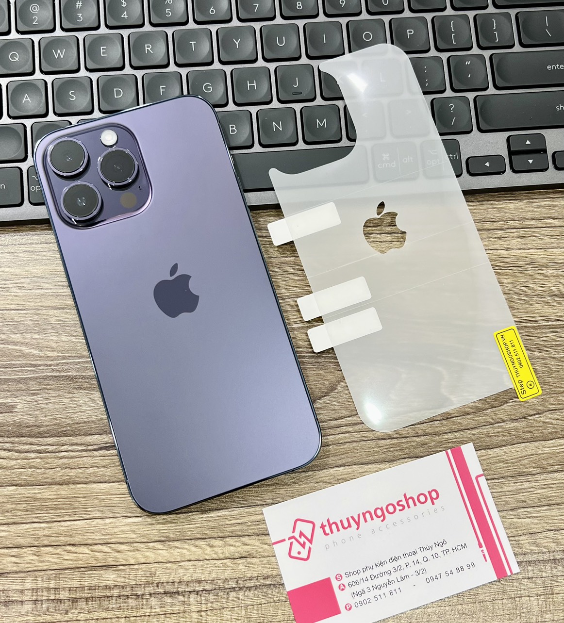 PPF mặt sau (mở logo) iphone 14 Pro