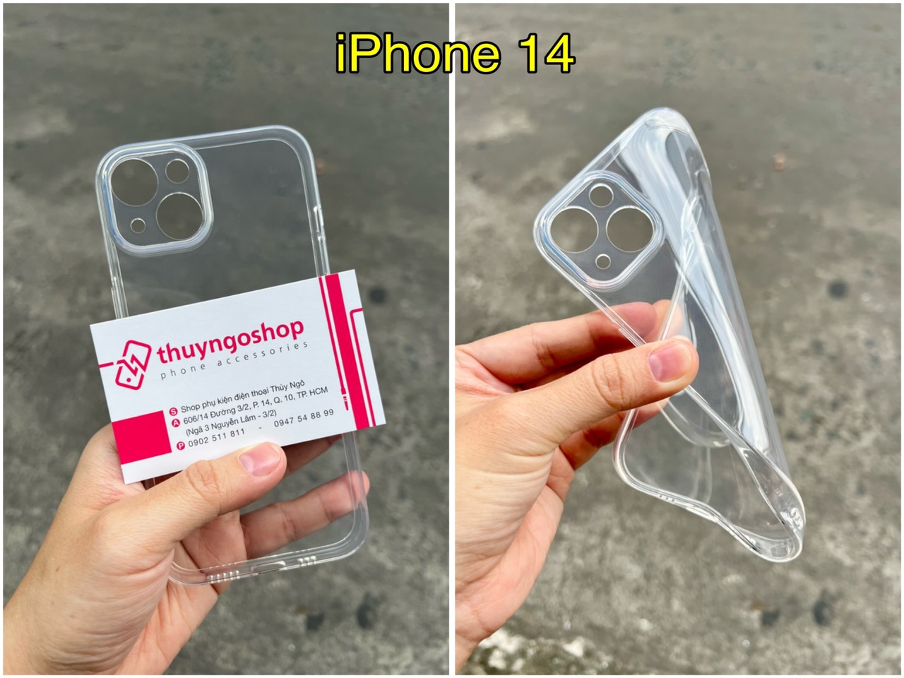 Ốp silicon full camera iPhone 14 hàng GOR