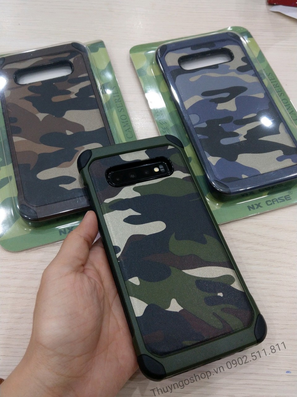 Samsung S10 / S10 Plus Ốp Lưng Chống Sốc CAMO