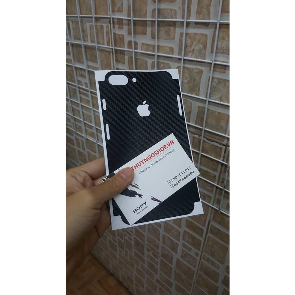 Carbon đen chuẩn men dành riêng cho Iphone 7plus matte black & jet black