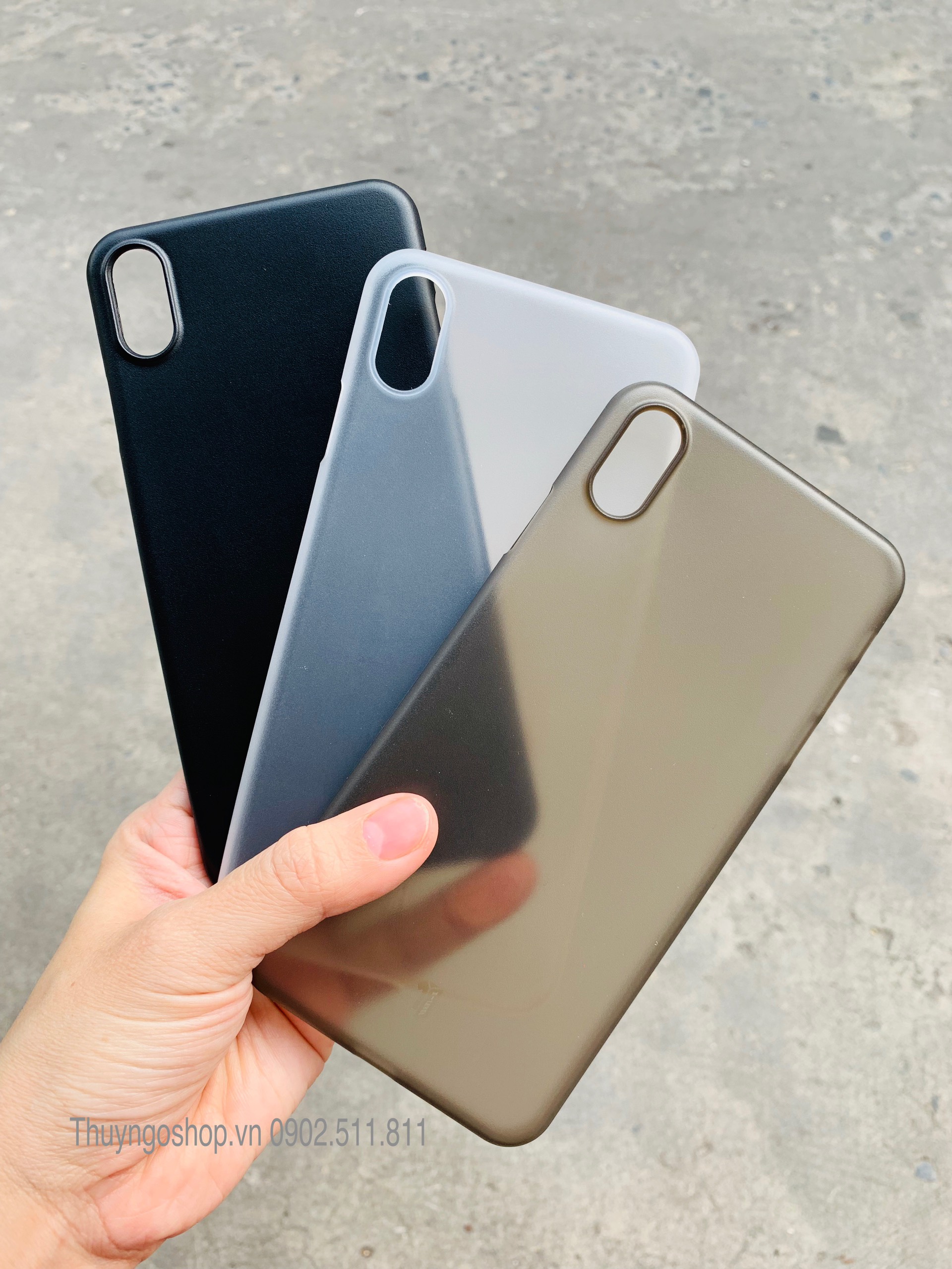 Iphone X / Xs / Xs Max Ốp lưng nhám siêu mỏng 0.18mm X-Level